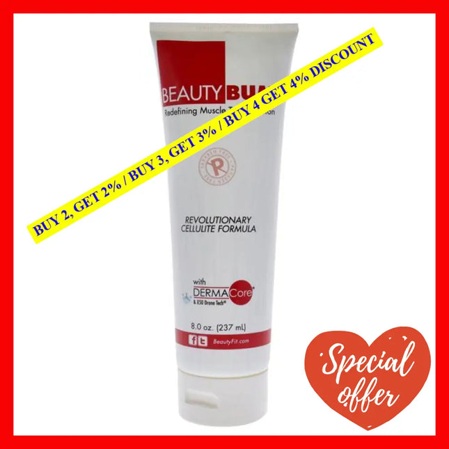 Beautybum Tube Redefining Muscle Toning Lotion - Original By Beautyfit For Women 8 Oz