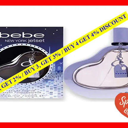 Bebe Newyork Jetset By For Women - 3.4 Oz Edp Spray