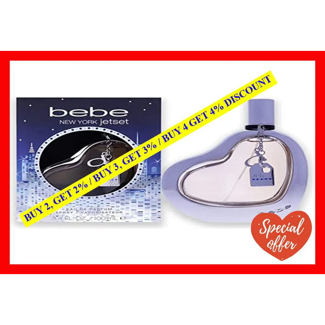 Bebe Newyork Jetset By For Women - 3.4 Oz Edp Spray