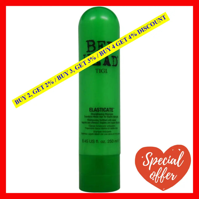 Bed Head Elasticate Strengthening Shampoo By Tigi For Unisex - 8.45 Oz