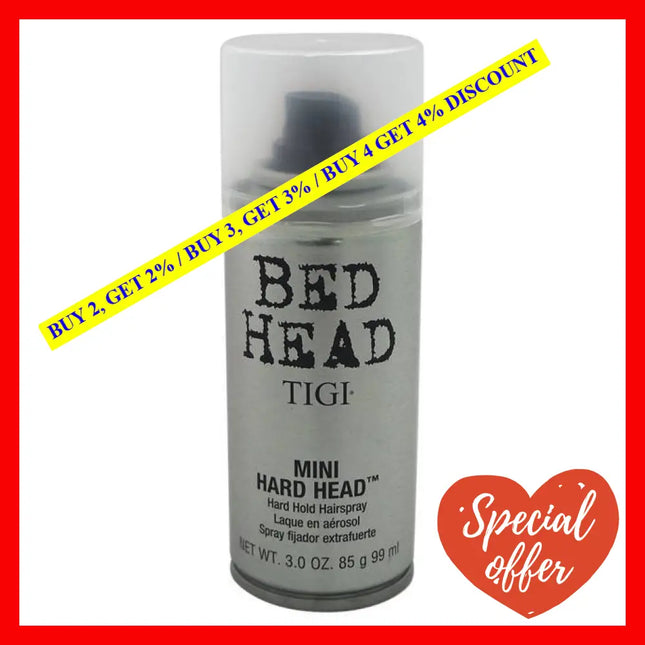 Bed Head Hard Hairspray - Travel Size By Tigi For Unisex 3 Oz