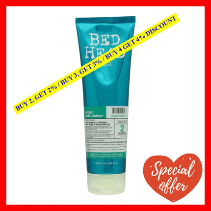 Bed Head Urban Antidotes Recovery Shampoo By Tigi For Unisex - 8.45 Oz