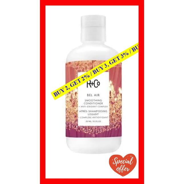 Bel Air Smoothing Conditioner Plus Anti-Oxidant Complex By R+Co For Unisex - 8.5 Oz