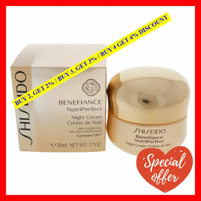 Benefiance Nutriperfect Night Cream By Shiseido For Unisex - 1.7 Oz