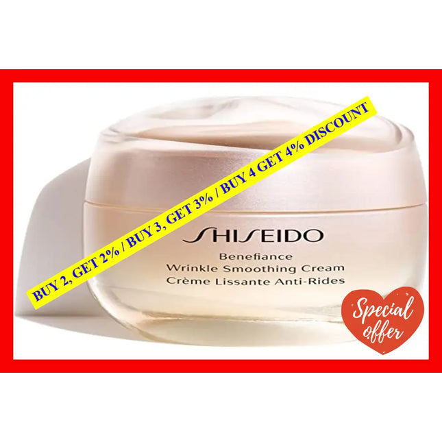 Benefiance Wrinkle Smoothing Cream By Shiseido For Women - 1.7 Oz