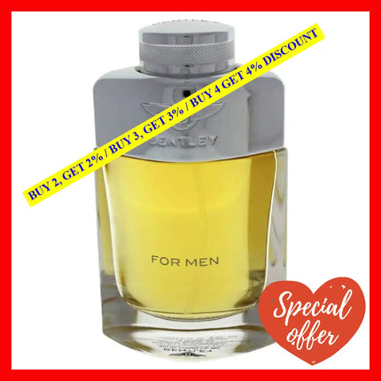 Bentley By For Men - 3.4 Oz Edt Spray (Tester)