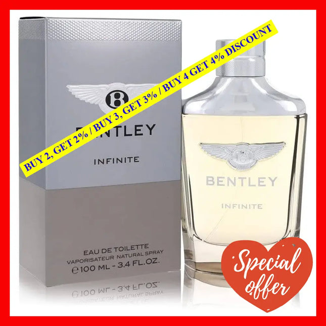 Bentley Infinite By For Men - 3.4 Oz Edt Spray