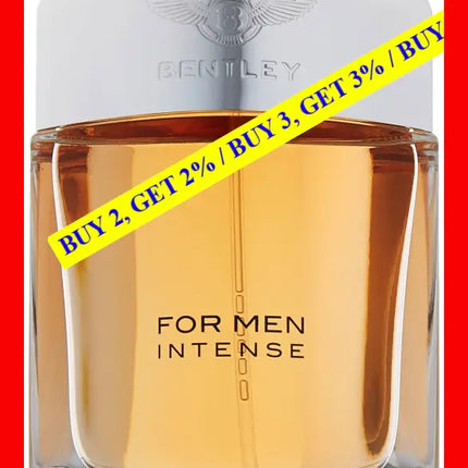 Bentley Intense By For Men - 3.4 Oz Edp Spray