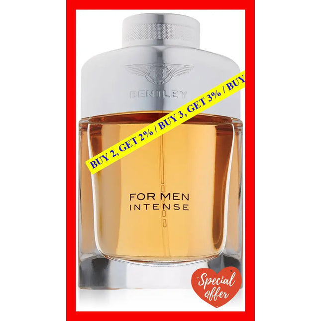 Bentley Intense By For Men - 3.4 Oz Edp Spray