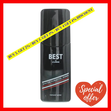 Best By Lomani For Men - 3.3 Oz Edt Spray