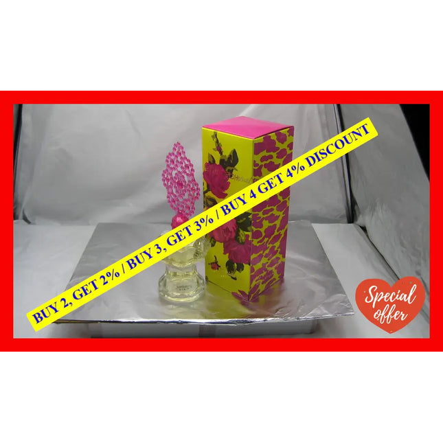 Betsey Johnson Eau De Parfum Spray For Women 3.4 Ounce