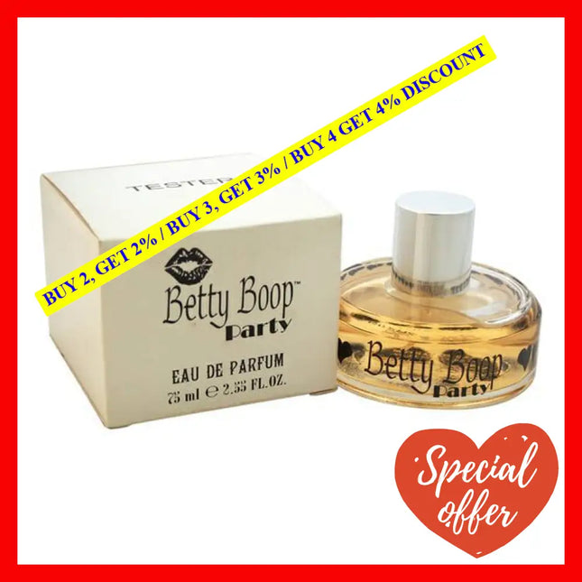 Betty Boop Party By For Women - 2.55 Oz Edp Spray (Tester)