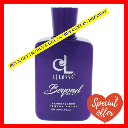 Beyond By Cj Lasso For Men - 7.6 Oz Fragrance Mist