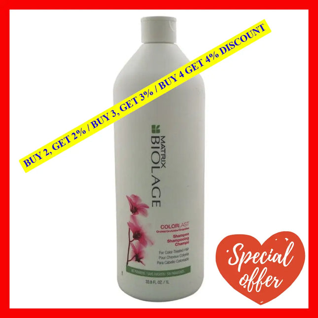 Biolage Colorlast Shampoo By Matrix For Unisex - 33.8 Oz