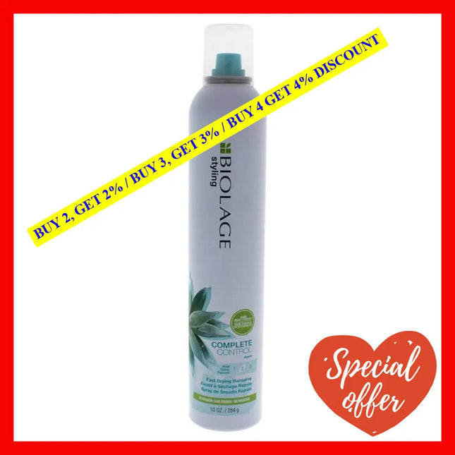 Biolage Complete Control Fast Drying Hairspray - Medium Hold By Matrix For Unisex 10 Oz Hair Spray