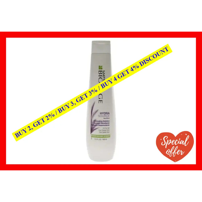 Biolage Hydra Source Detangling Solution Conditioner | Detangles & Controls Static For Less Frizz