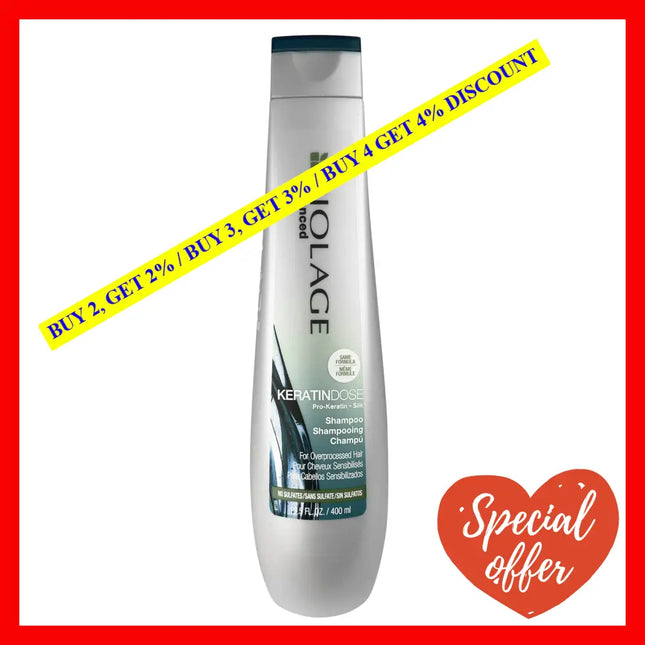 Biolage Keratin Dose Shampoo By Matrix For Unisex - 13.5 Oz
