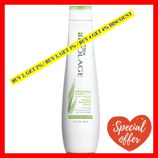 Biolage Normalizing Cleanreset Shampoo By Matrix For Unisex - 13.5 Oz