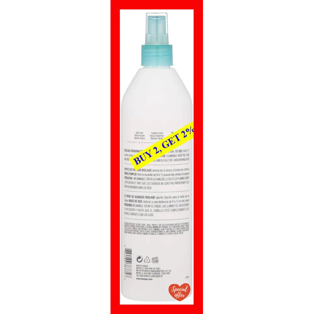 Biolage Styling Finishing Spritz Non-Aerosol Hairspray | Texturizing That Locks Style In Place Firm
