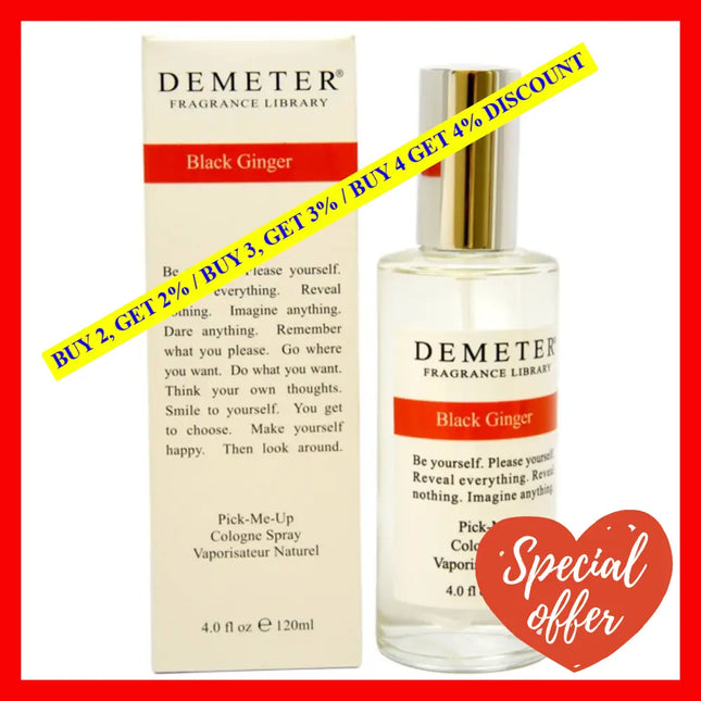 Black Ginger By Demeter For Women - 4 Oz Cologne Spray