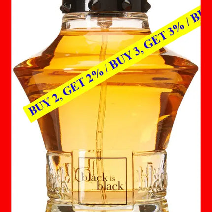 Black Is By Nuparfums For Women - 3.4 Oz Edp Spray