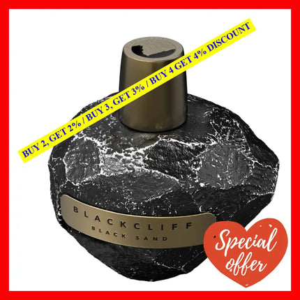 Blackcliff Black Sand 3.4 Ozand /And 100 Ml Extrait De Parfum Unisex Oz /