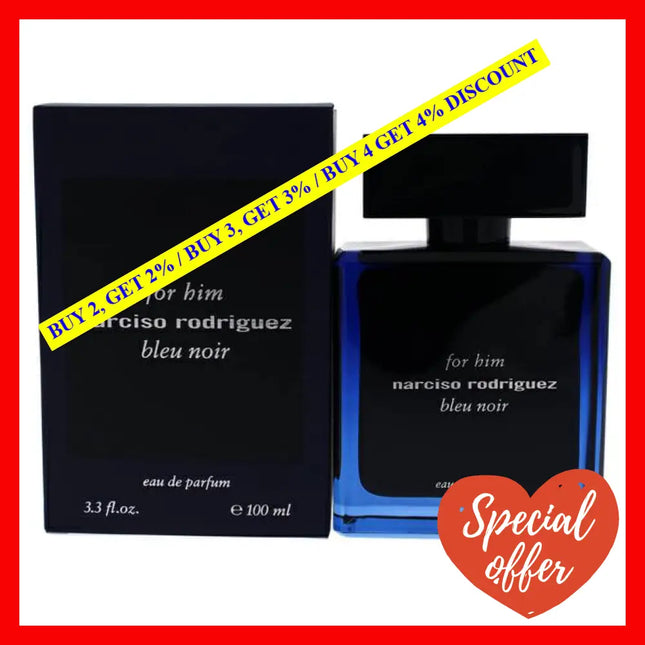 Bleu Noir By Narciso Rodriguez For Men - 3.3 Oz Edp Spray