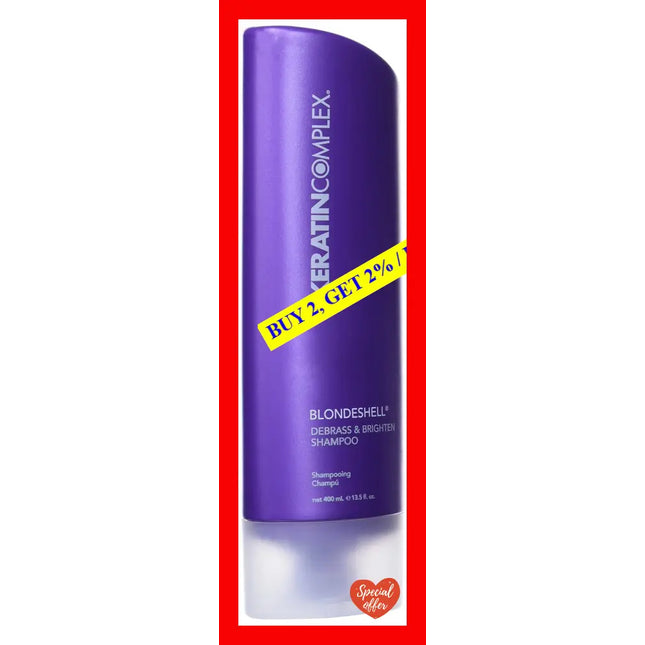 Blondeshell Debrass And Brighten Shampoo By Keratin Complex For Unisex - 13.5 Oz