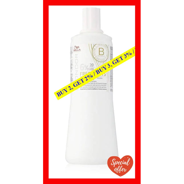 Blondor Freelights Developer 06 Percent 20 Vol By Wella For Unisex - 33.8 Oz Lightener