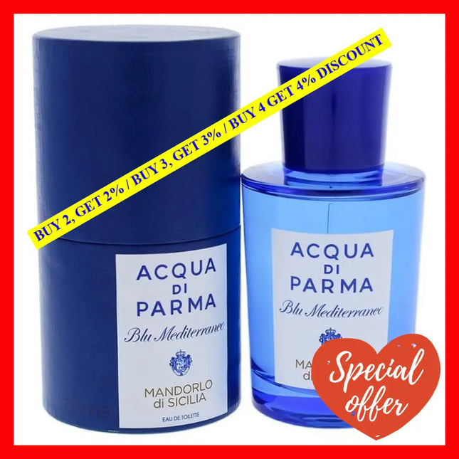 Blu Mediterraneo Mandorlo Di Sicilia By Acqua Parma For Unisex - 2.5 Oz Edt Spray