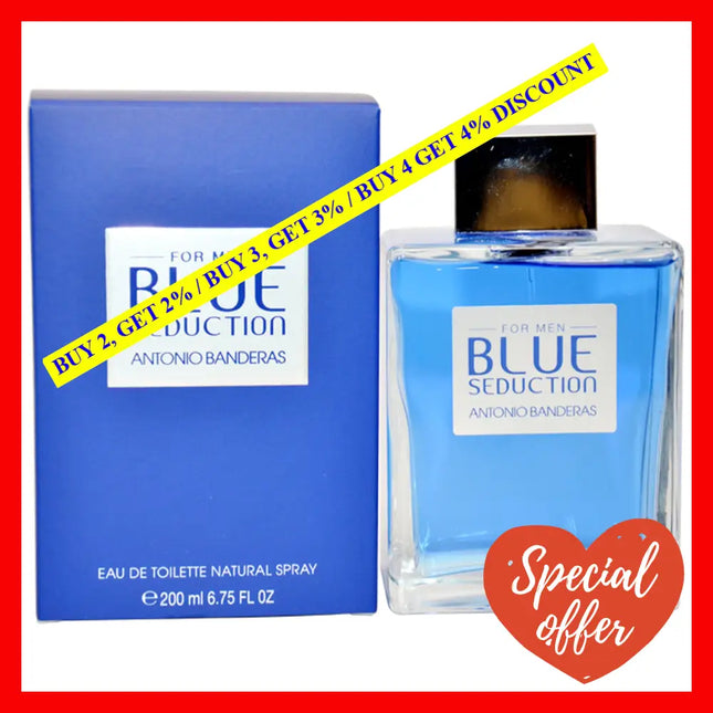 Blue Seduction By Antonio Banderas For Men - 6.75 Oz Edt Spray
