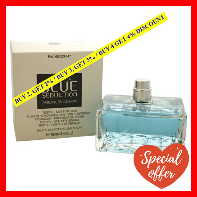 Blue Seduction By Antonio Banderas For Women - 3.4 Oz Edt Spray (Tester)