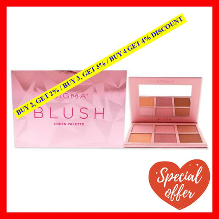 Blush Cheek Palette By Sigma Beauty For Women - 5.88 Oz Eye Shadow