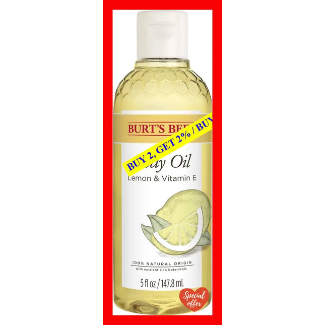 Body Oil - Lemon And Vitamin E By Burts Bees For Unisex 5 Oz