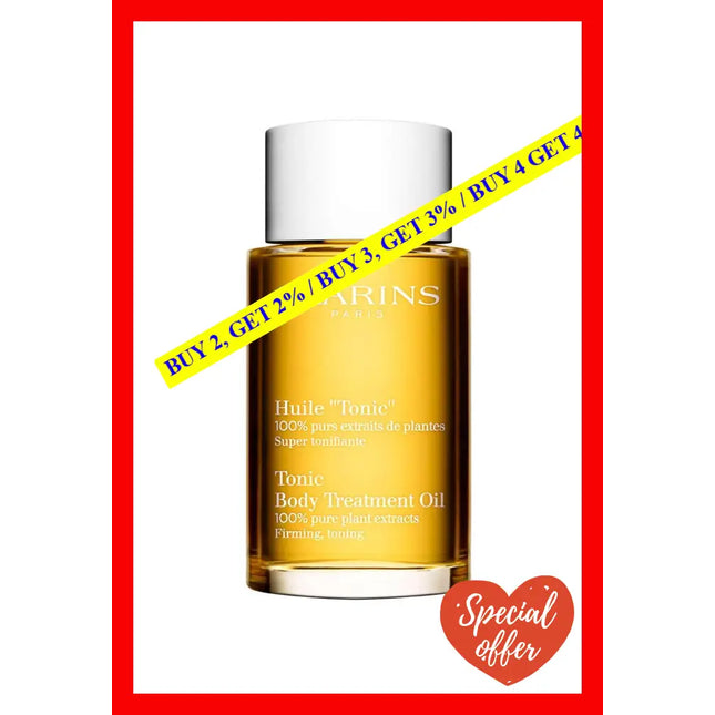 Body Treatment Oil Tonic By Clarins For Unisex - 3.3 Oz