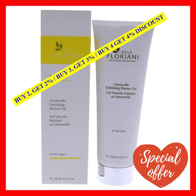 Bodyactive Exfoliating Shower Gel - Limoncello By Villa Floriani For Women 8.45 Oz