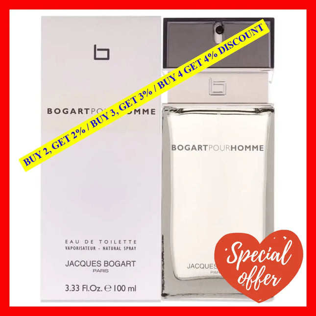 Bogart Pour Homme By Jacques For Men - 3.33 Oz Edt Spray