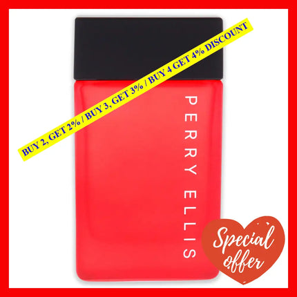 Bold Red By Perry Ellis For Men - 3.4 Oz Edt Spray