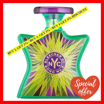 Bond No.9 Bleecker Street Eau De Parfum Unisex 3.3 Oz / 100 Ml