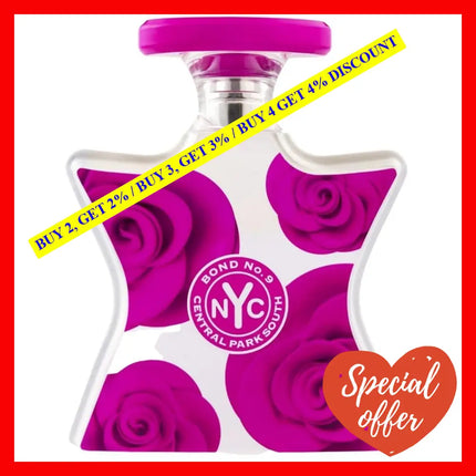 Bond No. 9 Central Park South Eau De Parfum For Women 3.4 Oz / 100 Ml