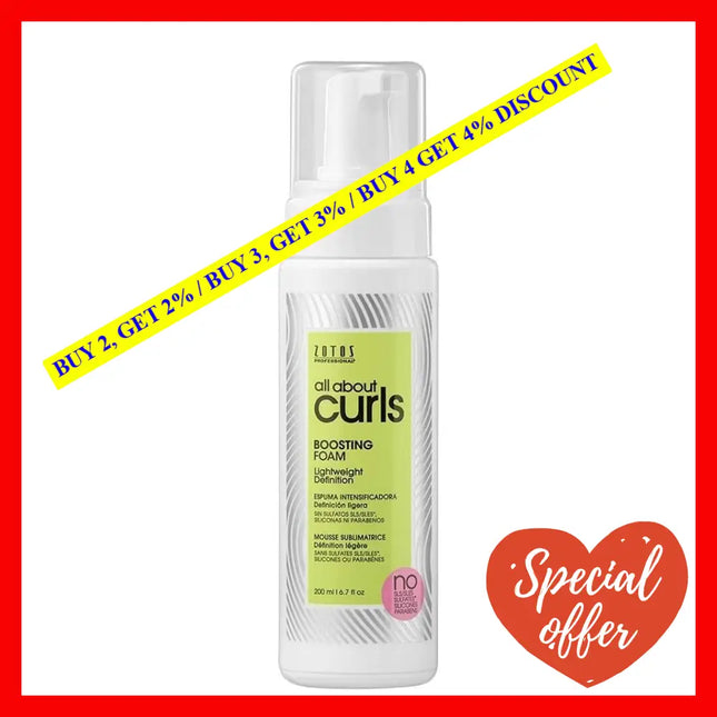 Boosting Foam By All About Curls For Unisex - 6.7 Oz