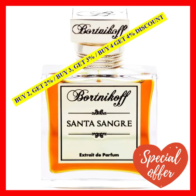 Bortnikoff Santa Sangre Extrait De Parfum Unisex 1.7 Oz / 50 Ml