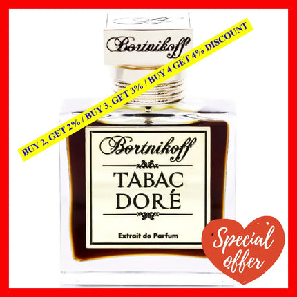 Bortnikoff Tabac Dore Spray Extrait De Parfum 1.7Oz/50Ml