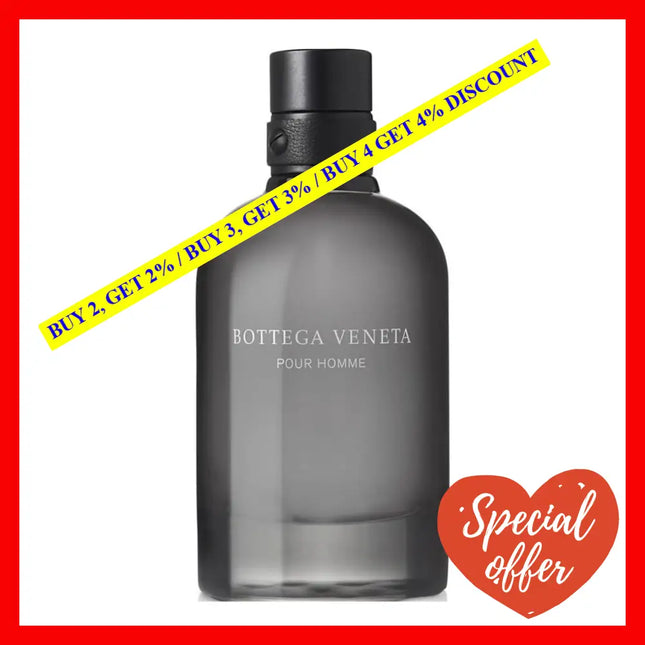 Bottega Veneta Pour Homme Eau De Toilette For Men 3 Oz / 90 Ml