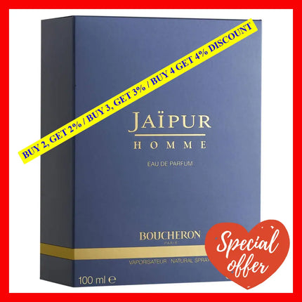 Boucheron By For Men - 3.3 Oz Edp Spray