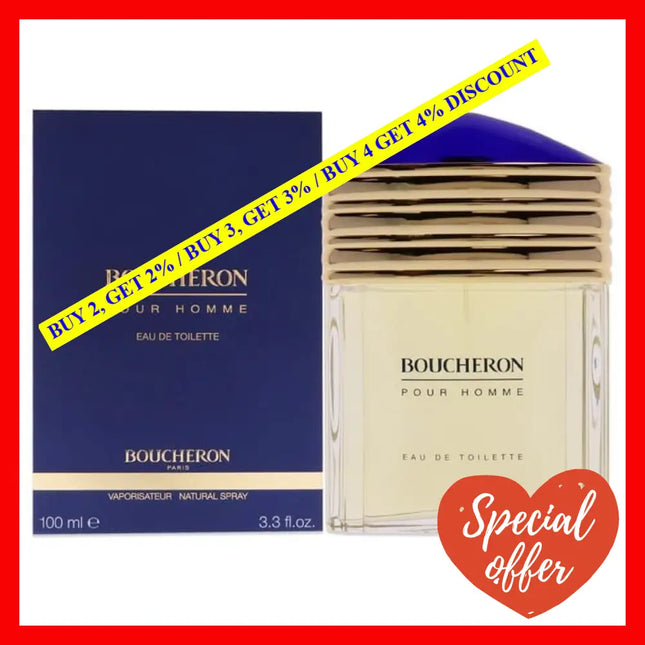 Boucheron By For Men - 3.3 Oz Edt Spray