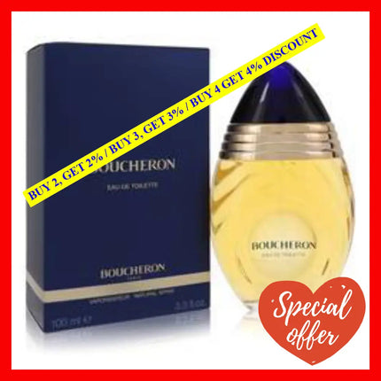Boucheron By For Women - 3.3 Oz Edt Spray