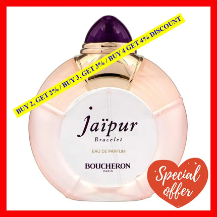 Boucheron Jaipur Bracelet Eau De Parfum For Women 3.4 Oz / 100 Ml