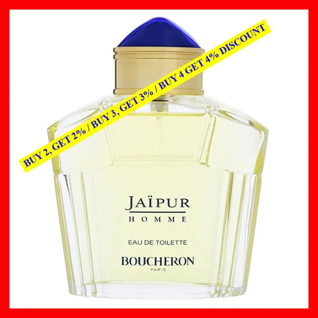Boucheron Jaipur Eau De Parfumand For Men 3.4 Oz / 100 Ml