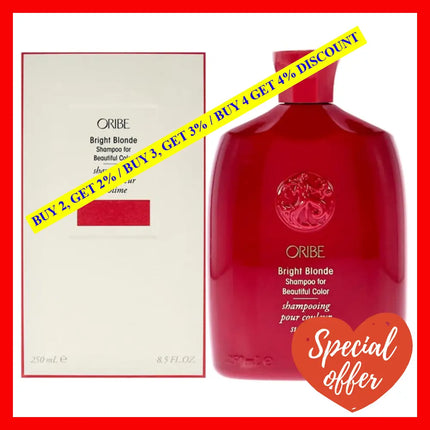 Bright Blonde Shampoo For Beautiful Color By Oribe Unisex - 8.5 Oz